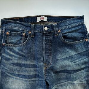 Levi’s 501 Original Fit Jeans Men’s W32 L34 Straight Leg Button Fly Made in USA